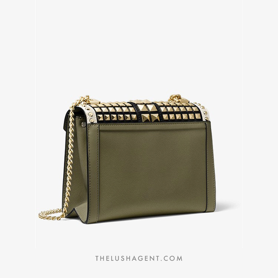Michael Michael Kors Saffiano Leather Crossbody Bag ($245